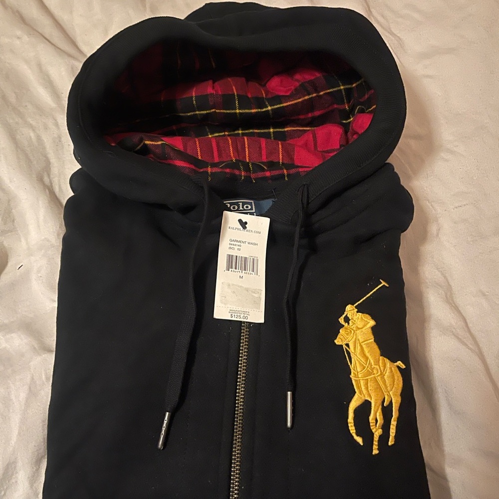 Mens big pony hoodie